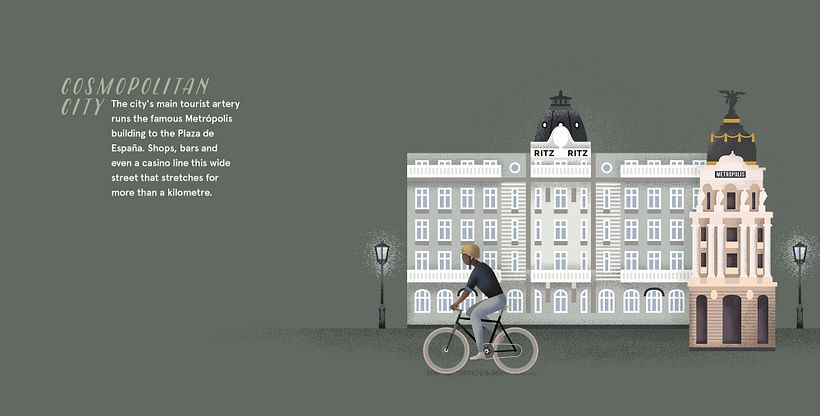 Mapa de Madrid, revista Traveler 5