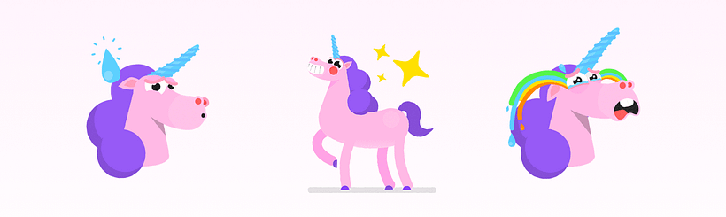 Unicorn Stickers Pack 1