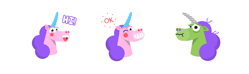 Unicorn Stickers Pack 3