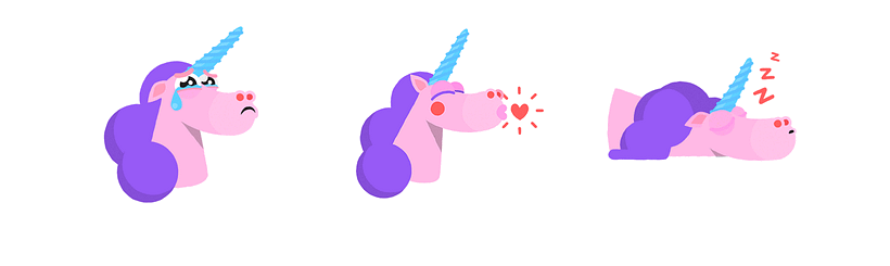 Unicorn Stickers Pack 4