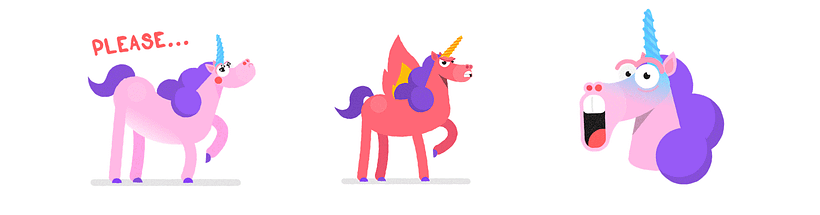 Unicorn Stickers Pack 5
