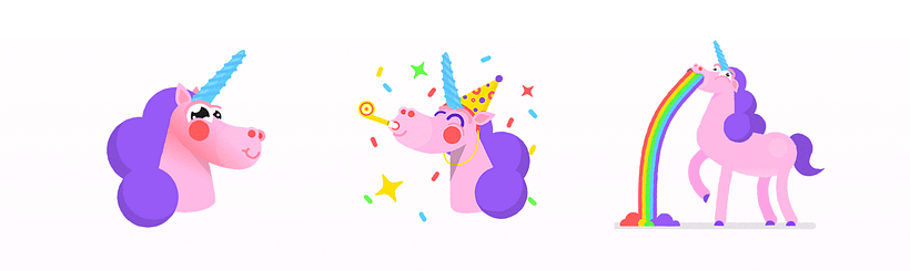 Unicorn Stickers Pack 6