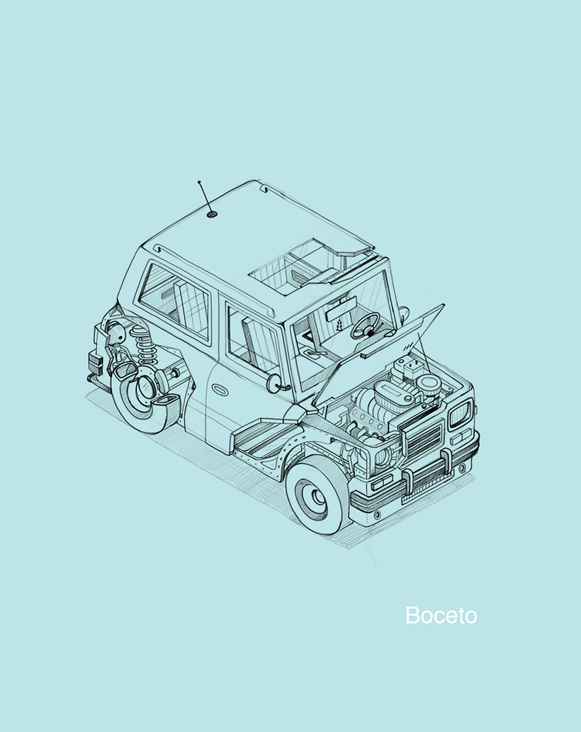 Ilustraciones para campaña de seguros de Bankia.  3