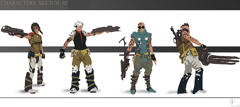 creación de personajes: boceto y acabado 2