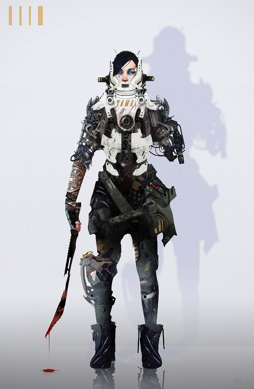 creación de personajes: boceto y acabado 3