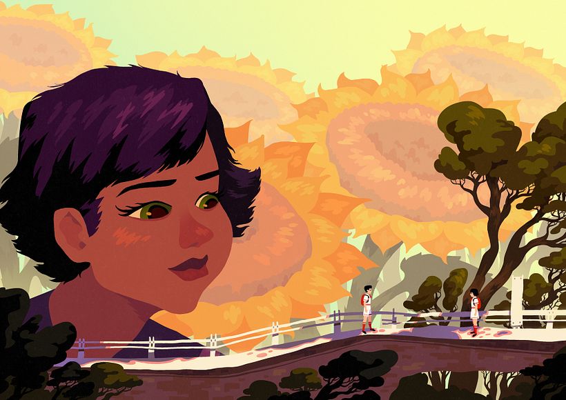 Happy Sad Sunflower -1