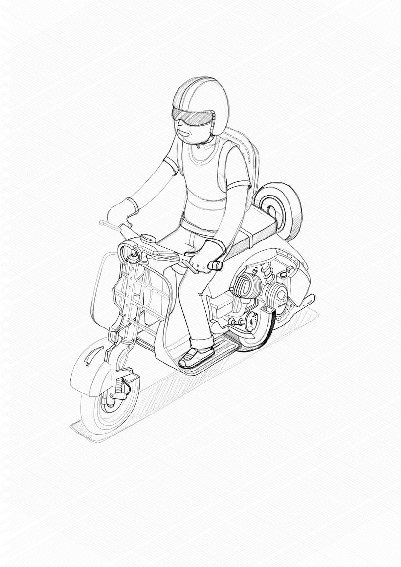 Ilustraciones para campaña de seguros de Bankia.  6