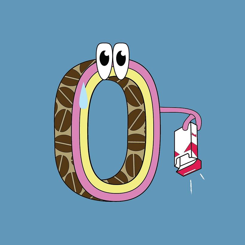 36 Days Of Type #04 - Alfabeto numérico 0