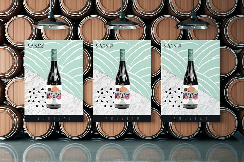 Care Nouveau - Rótulo de Vinho 4