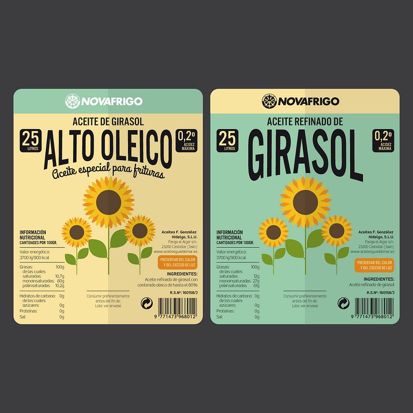 ETIQUETAS ACEITE GIRASOL -1