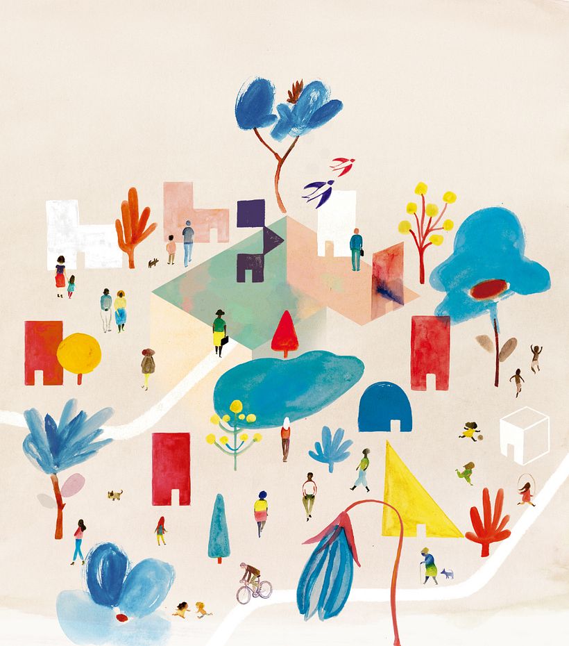 Ilustración portada revista Kireei 0