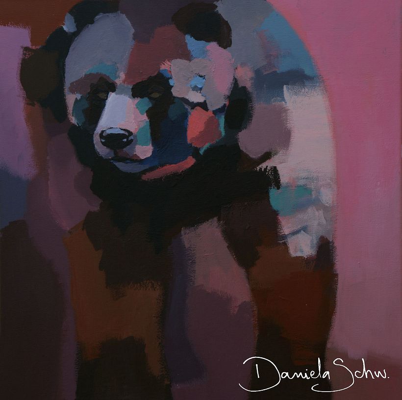 Pinturas en acrílico de animales 1
