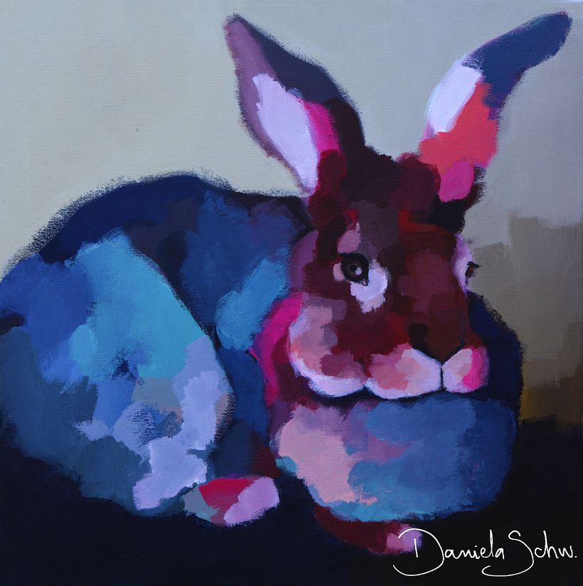 Pinturas en acrílico de animales 4
