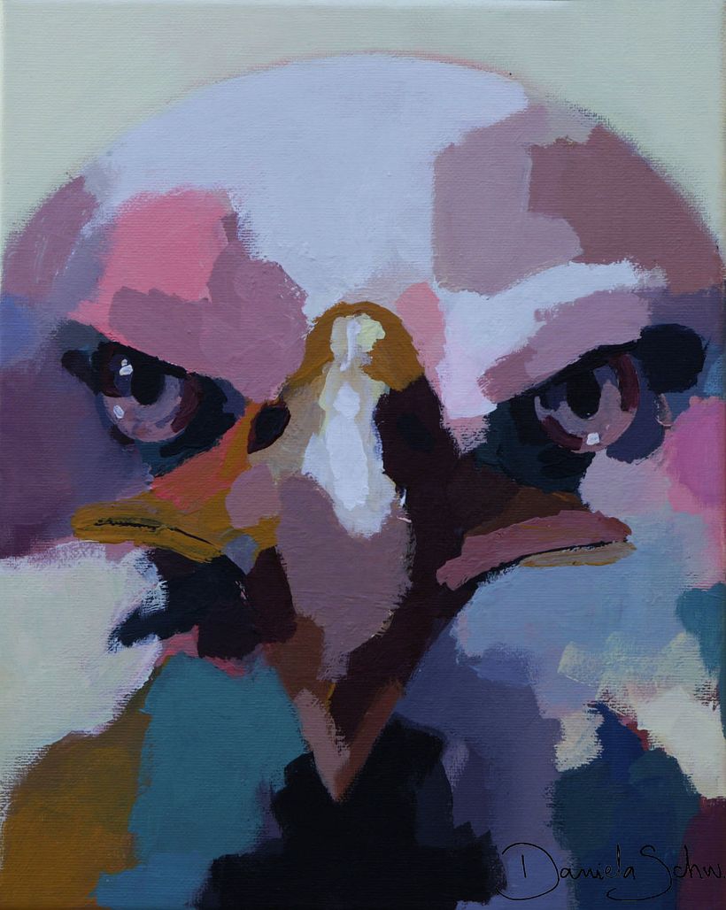 Pinturas en acrílico de animales 6