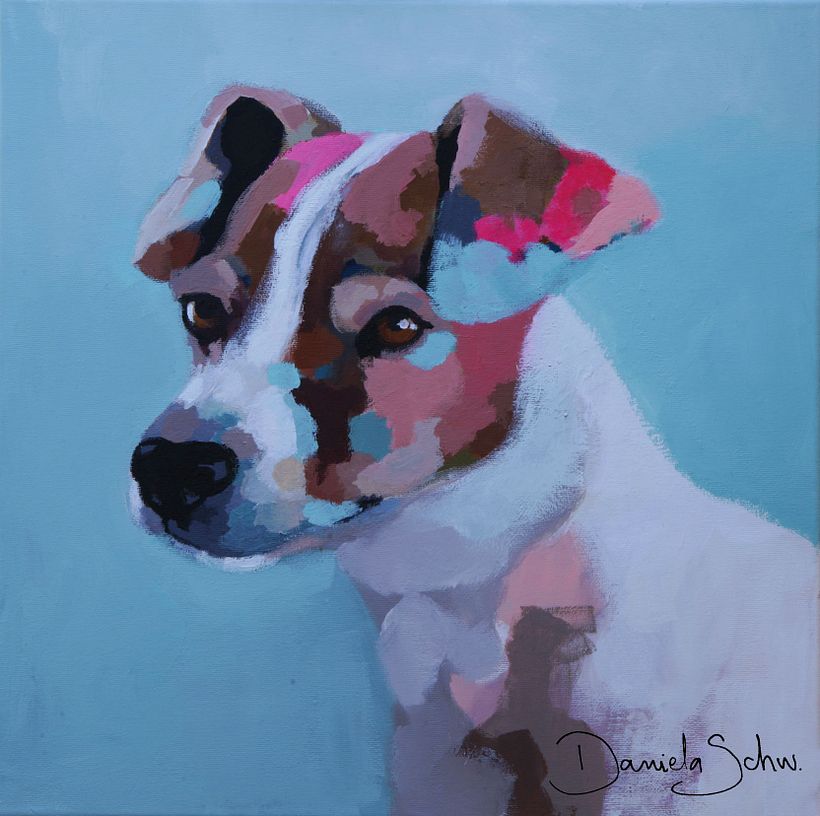 Pinturas en acrílico de animales 7