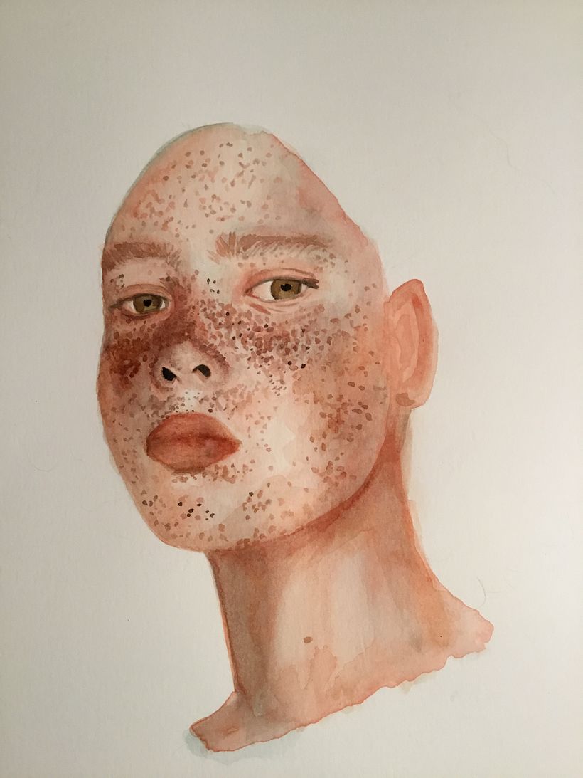 Mi Proyecto del curso: Retrato ilustrado en acuarela 3