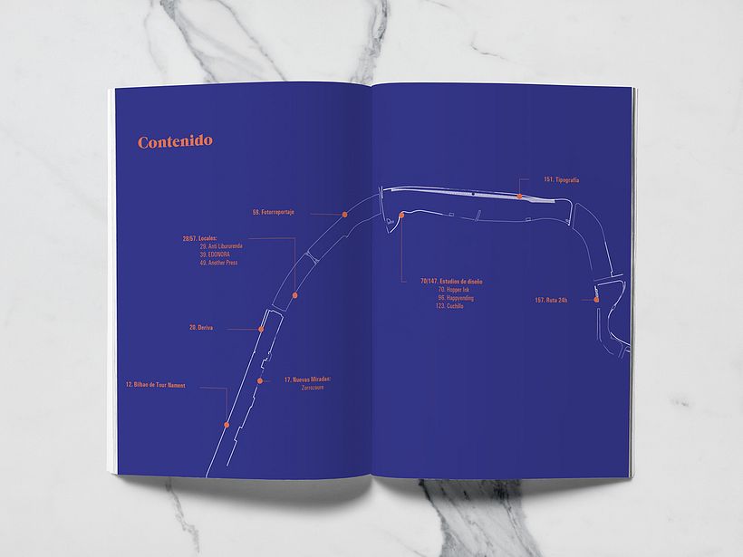 Ápice — logotipo tipográfico naranja - Diseño editorial