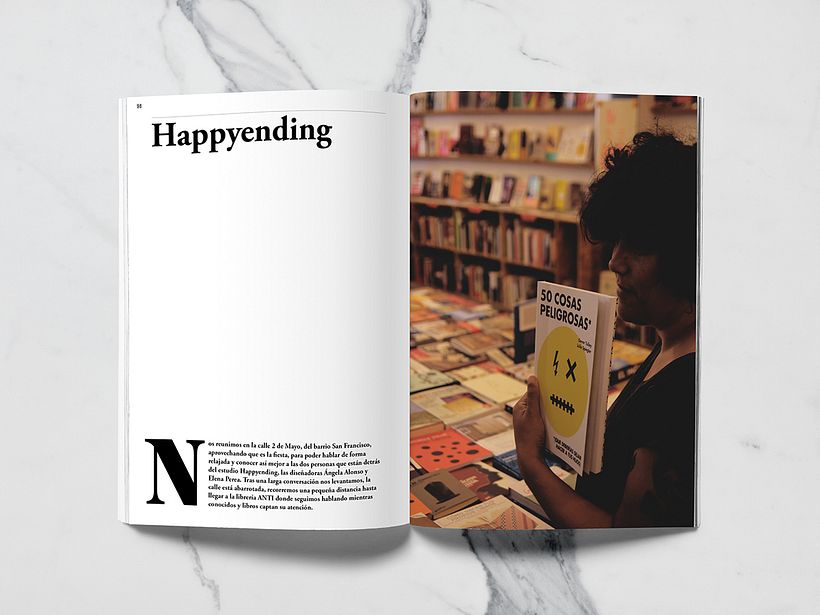 Ápice — logotipo tipográfico naranja - Diseño editorial