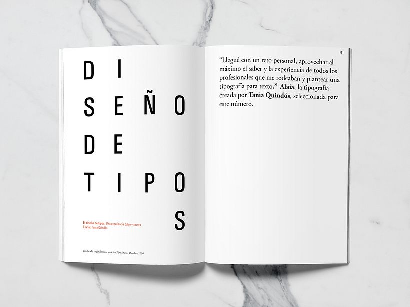 Ápice — logotipo tipográfico naranja - Diseño editorial