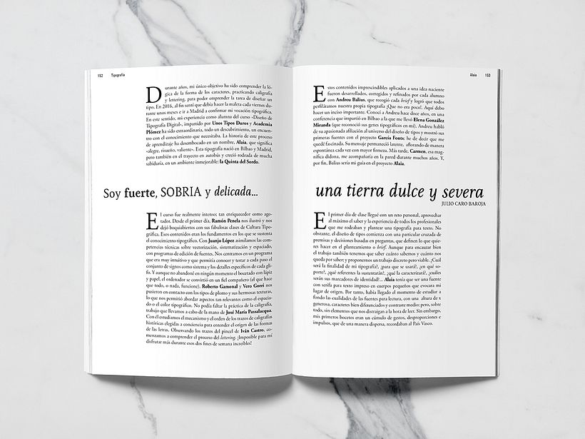 Ápice — logotipo tipográfico naranja - Diseño editorial