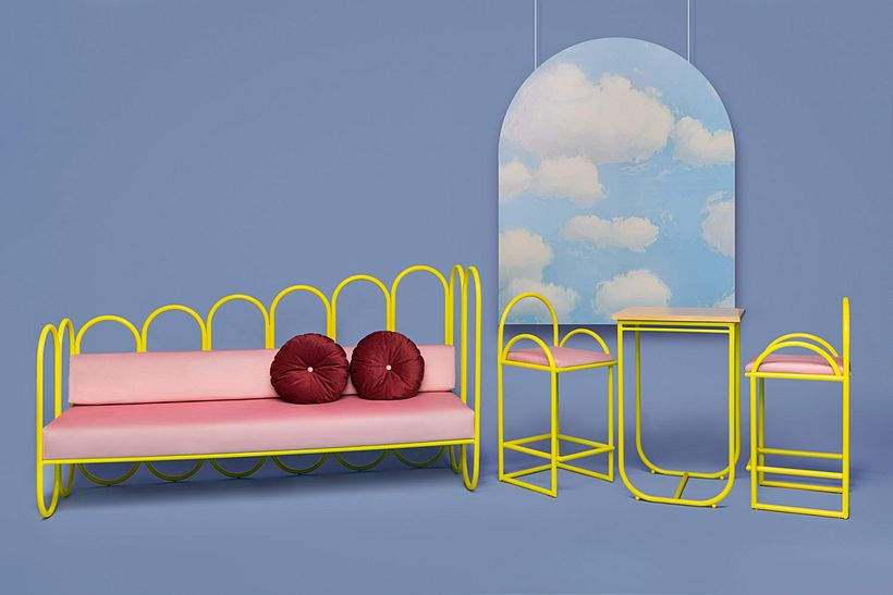 Arco: mobiliario estilo años 70 de Masquespacio 1