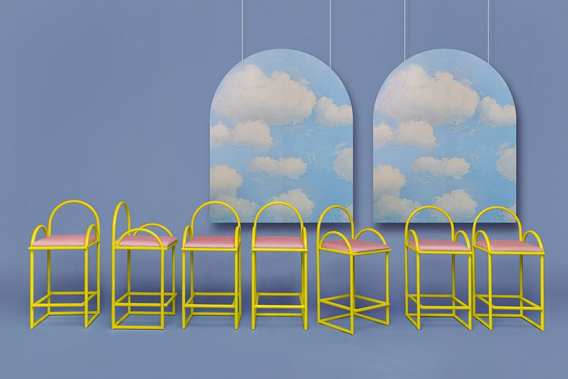 Arco: mobiliario estilo años 70 de Masquespacio 3