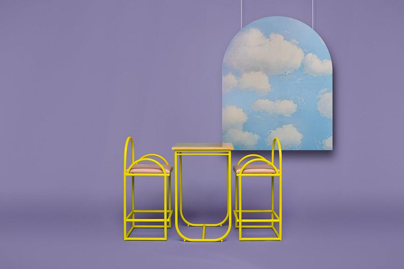 Arco: mobiliario estilo años 70 de Masquespacio 6