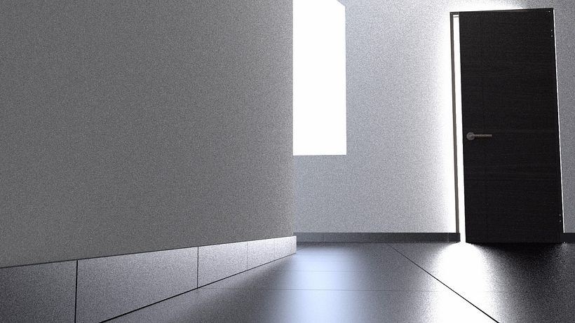 Test 3D luces en sala interior con Blender 2