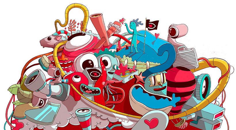 Las ilustraciones de Óscar Lloréns para Gran Hermano 5