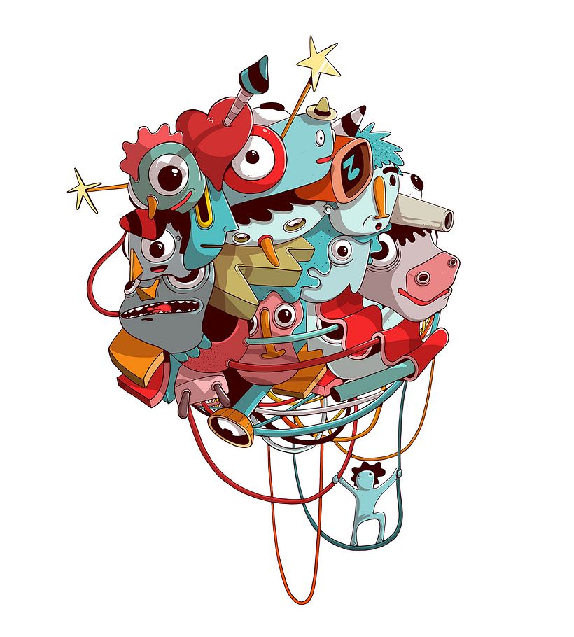 Las ilustraciones de Óscar Lloréns para Gran Hermano 7