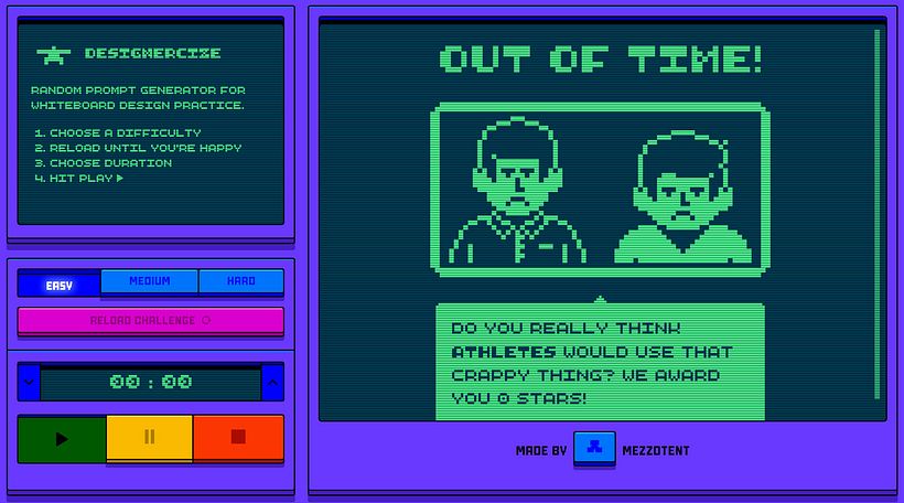 Designercize: un generador de briefs en 8-bits 5
