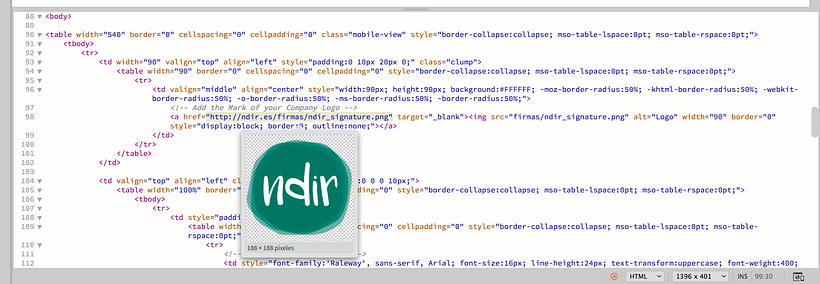 Firma HTML  1