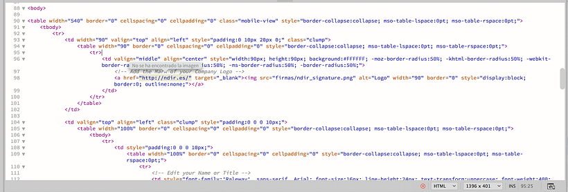 Firma HTML  2