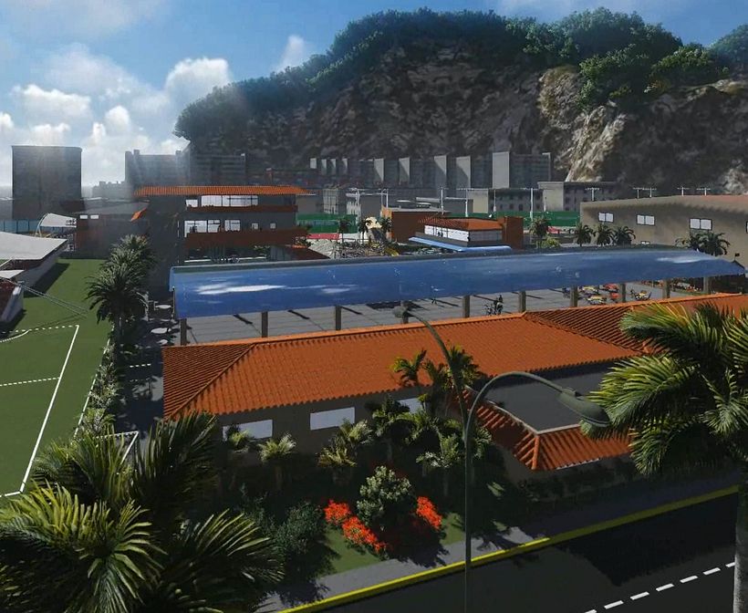 Diseño Complejo Deportivo y Recreacional "Club Italo Vzlano de Oriente CIVO" 2