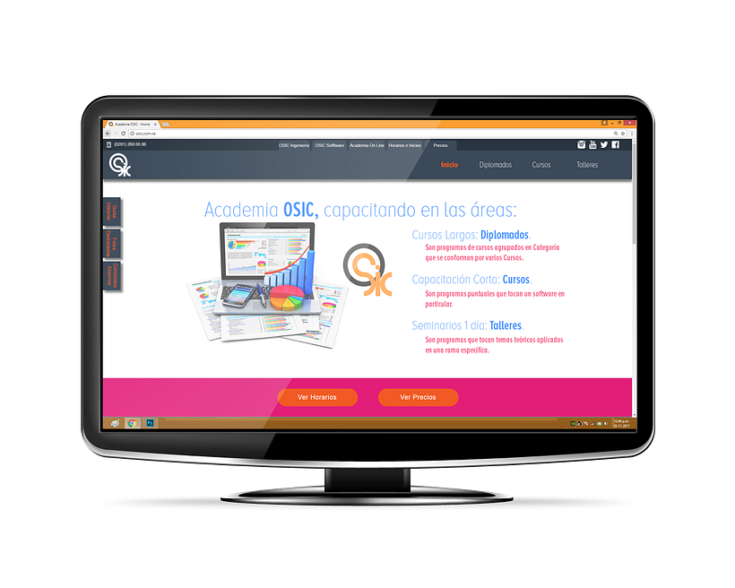 Web Academia OSIC, Responsive 2