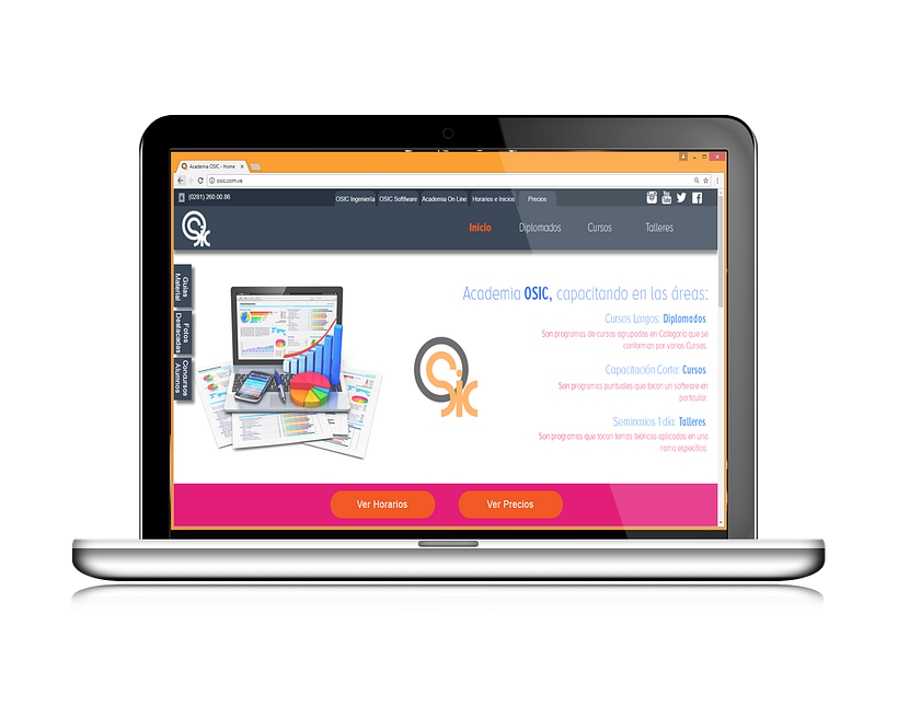 Web Academia OSIC, Responsive 3