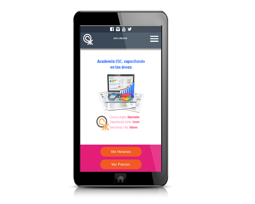 Web Academia OSIC, Responsive 5