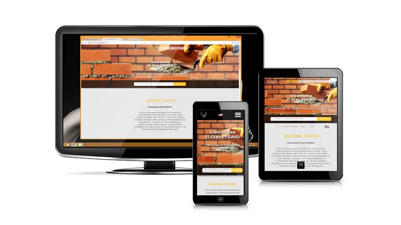 Web Inversiones PEGASO, Responsive 1