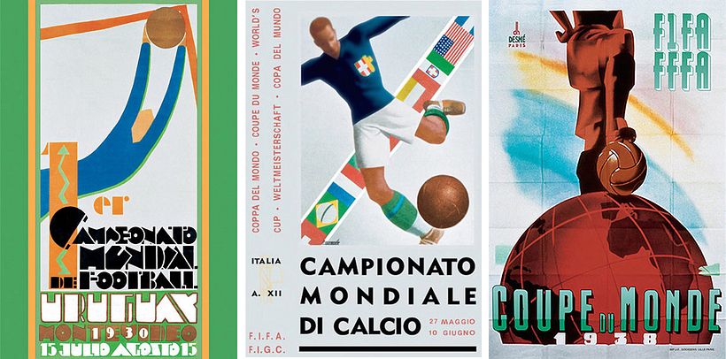 Los carteles de la Copa Mundial de Fútbol de 1930 a 2018 4