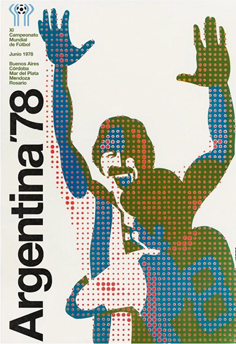 Los carteles de la Copa Mundial de Fútbol de 1930 a 2018 15