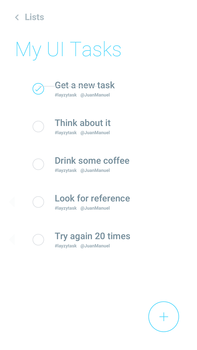 TinyTask UI Proposal 2