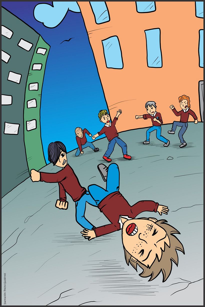 Ilustraciones para "Un Superhéroe para Camilo" - Autor: Alfredo Alonso Hincapié Daza 3