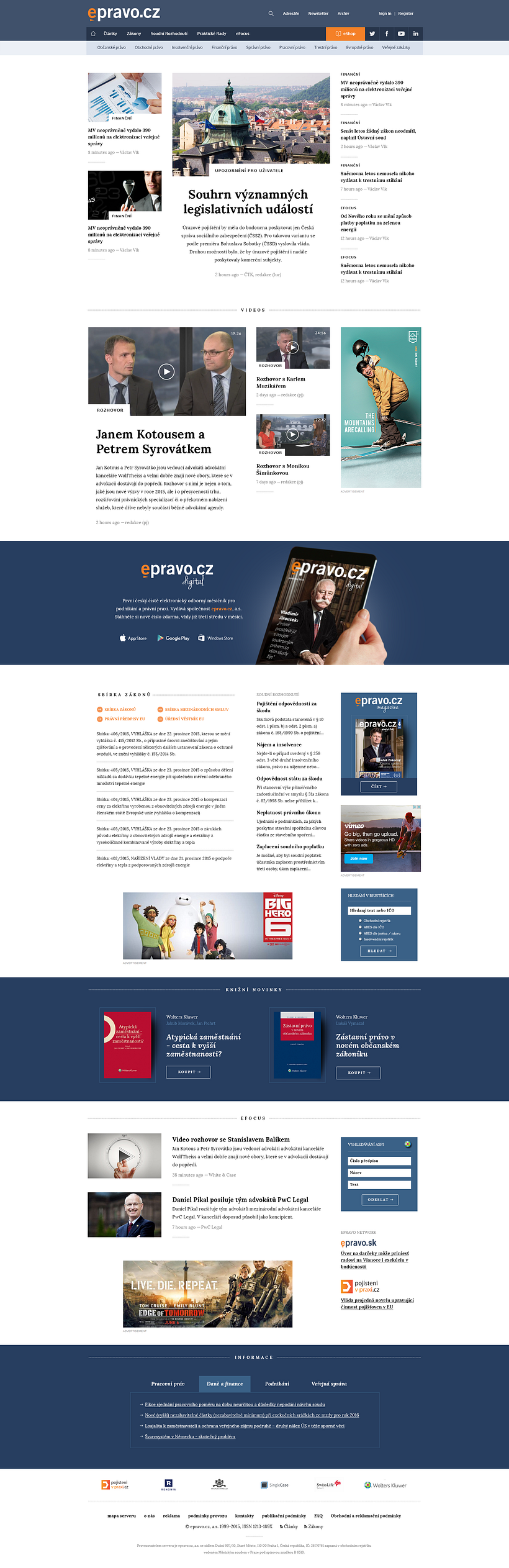 Epravo, Czech finance portal -1