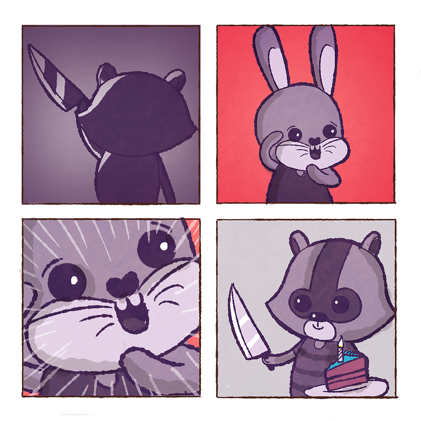 Mi Proyecto del curso: Técnicas creativas de diseño e ilustración de personajes (Caramba Friends) - Ilustración tradicional