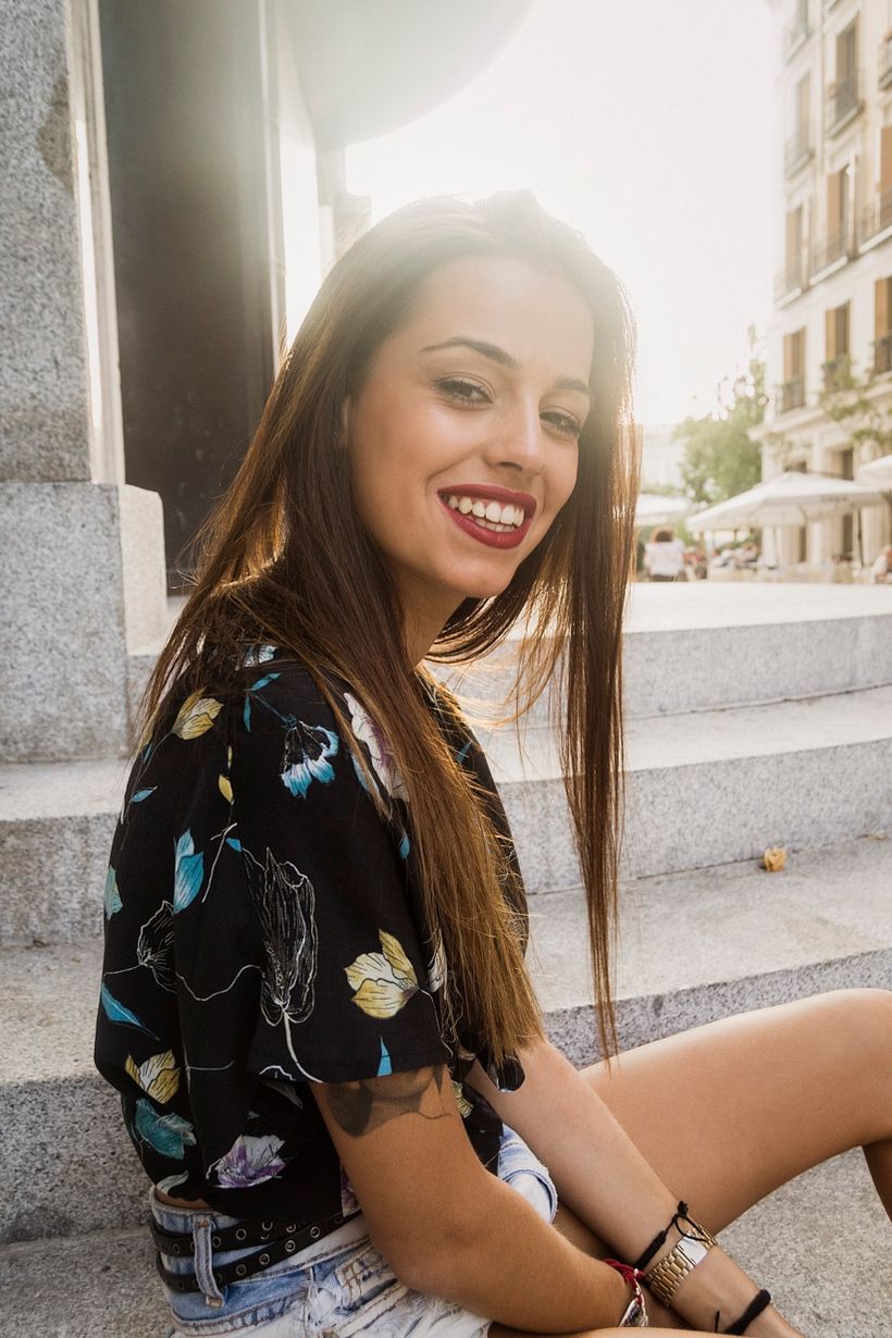 FOTOGRAFÍAS DE MODELO EN EL PALACIO REAL DE MADRID  6