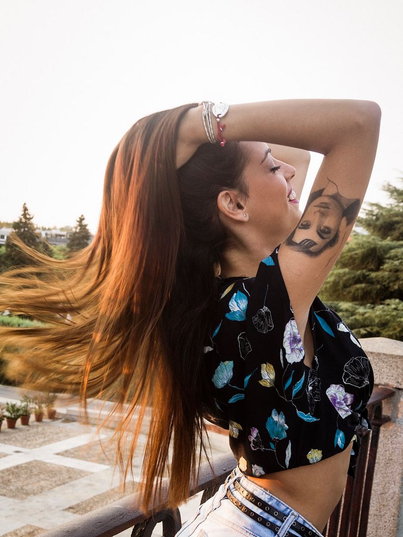 FOTOGRAFÍAS DE MODELO EN EL PALACIO REAL DE MADRID  8