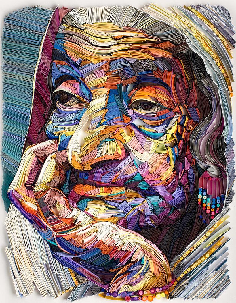 Los impresionantes retratos de papel de Yulia Brodskaya 5