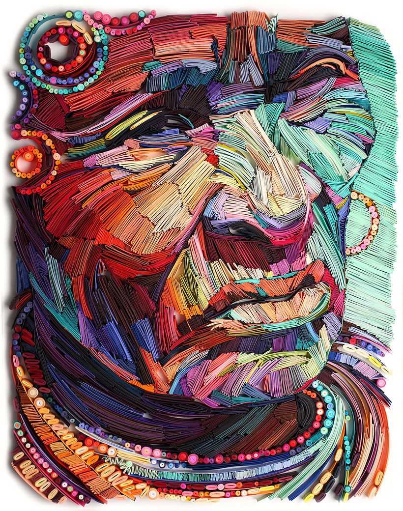 Los impresionantes retratos de papel de Yulia Brodskaya 6