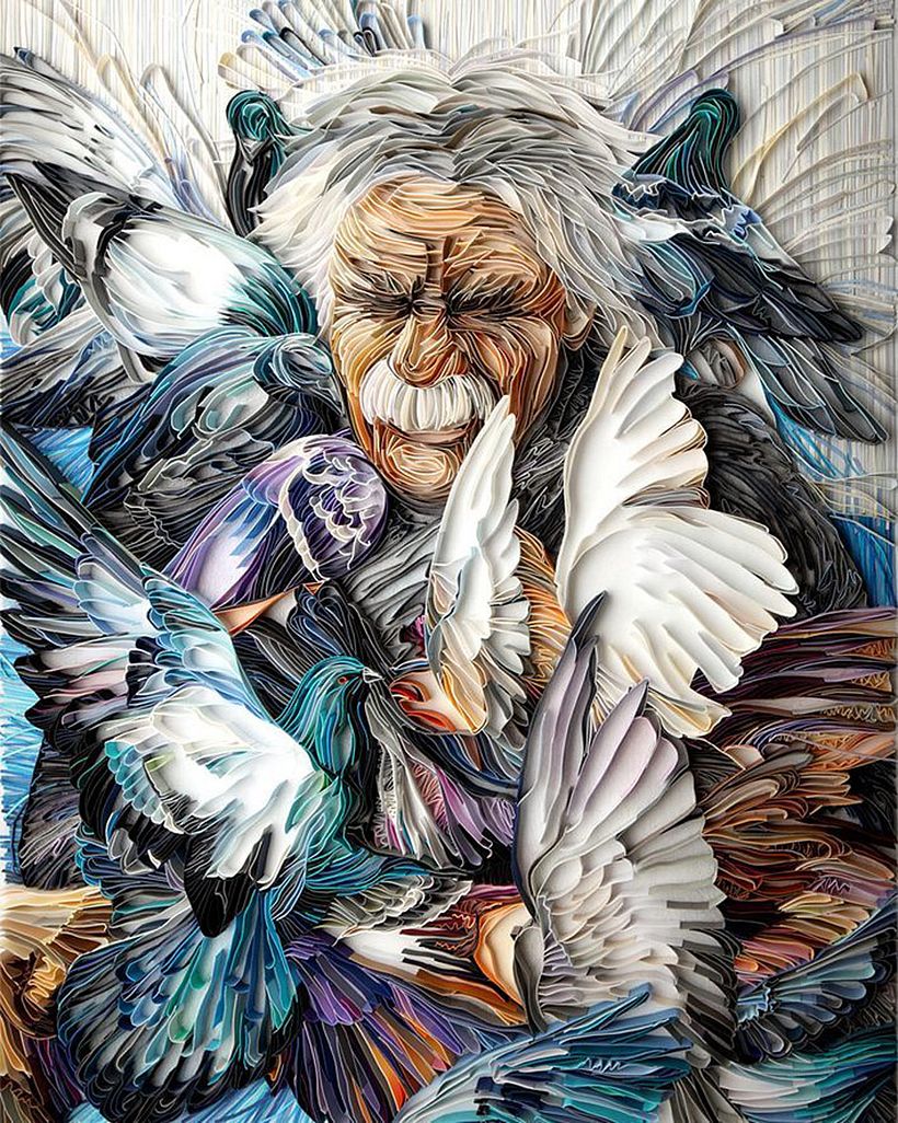 Los impresionantes retratos de papel de Yulia Brodskaya 7