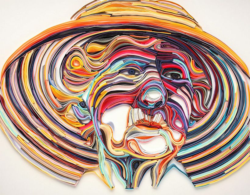 Los impresionantes retratos de papel de Yulia Brodskaya 11